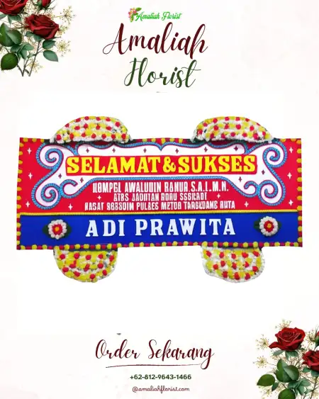 Papan Bunga Ucapan Selamat blanakan
